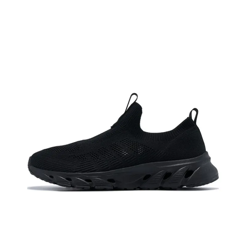 QIAODAN Running Shoes Men Low Top Black-0