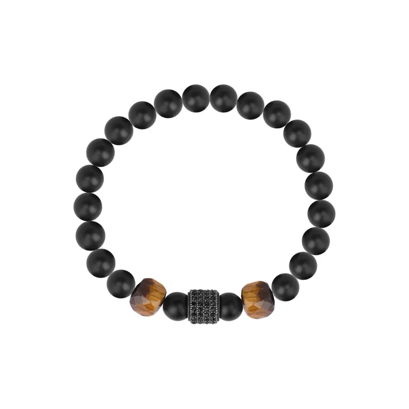 MUSTKOO Tiger's Eye Stone Bracelets Unisex-3