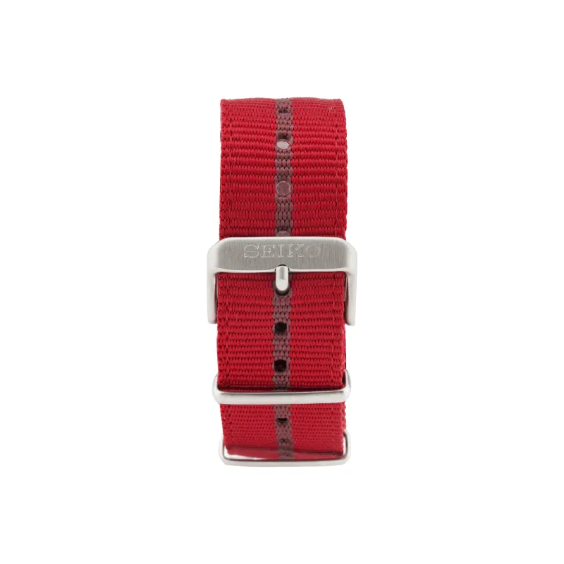 SEIKO Naruto Boruto Collection Automatic Mechanical Movement Nylon Strap Watch 46mm Unisex Red Watch Dial SBSA089-1