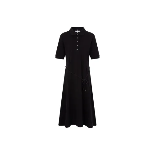 Tommy Hilfiger Short-Sleeved Dresses Women's Black