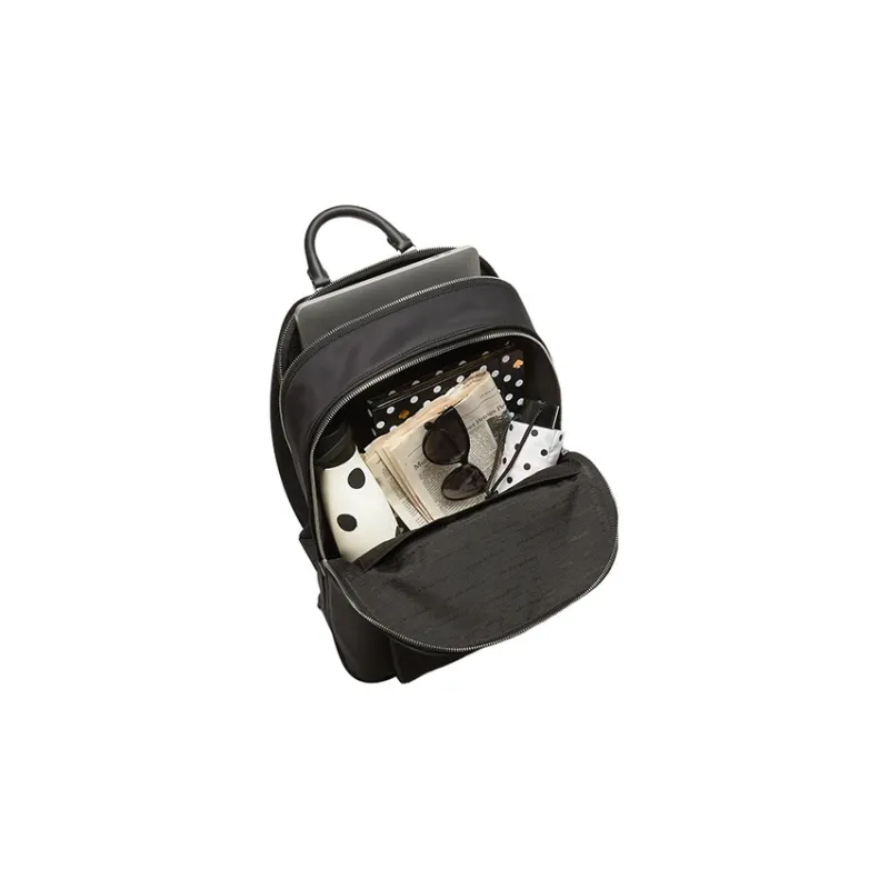 Kate Spade Recycled Nylon Backpack Large Size Women's Black-4