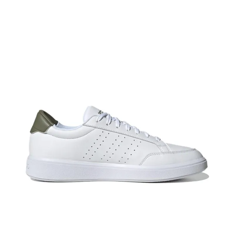 Adidas Nova Court Shoes 'White Olive Green'-1