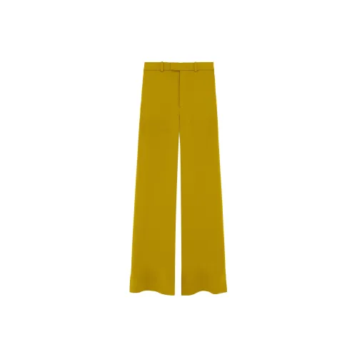 SAINT LAURENT Casual Pants Women's Yellow