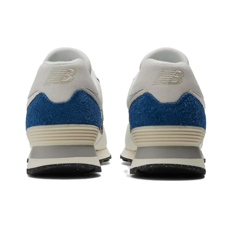 New Balance 574 White Royal Blue-3