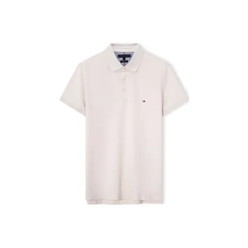 Tommy Hilfiger 1985 Series Polo Shirts Men Light Khaki AC0