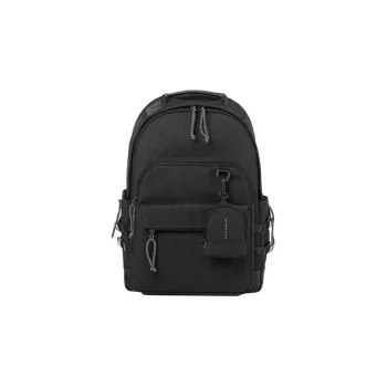 SAMSONITE PU Laptop Bag Travel Bag Backpack Large Size Men's Black