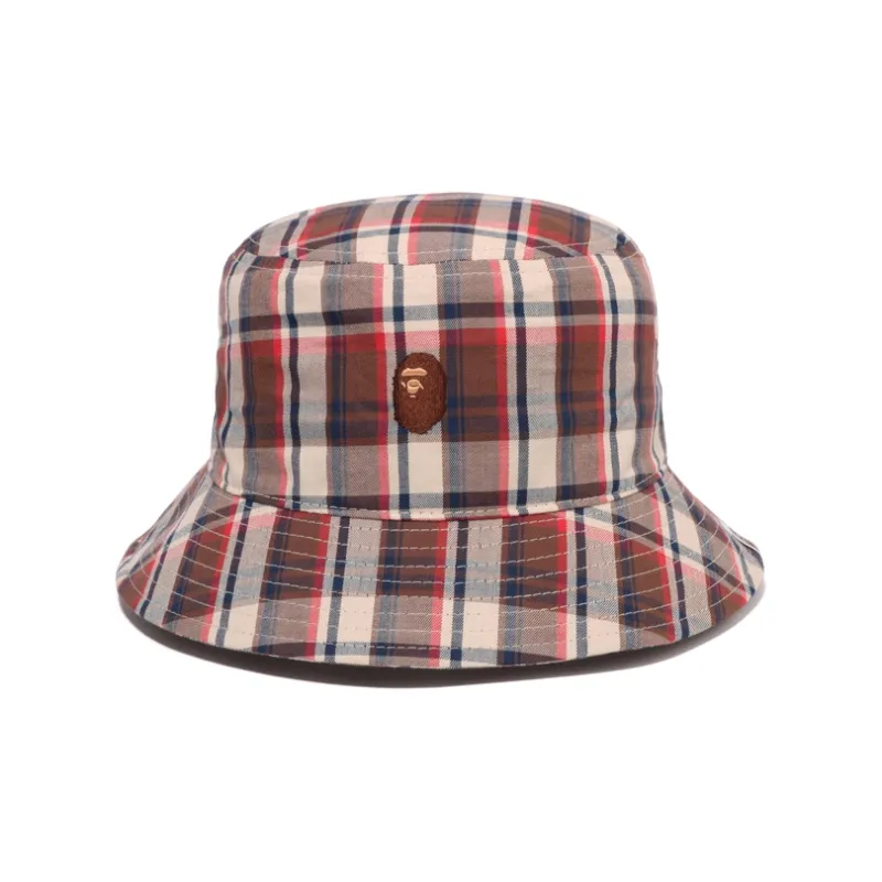 Bape Mini Bape Check Bucket Hat-3