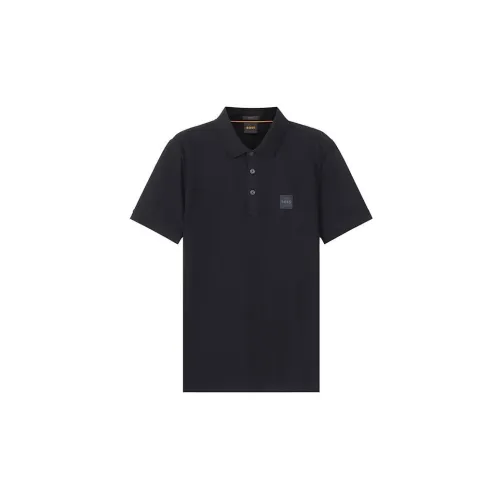 HUGO BOSS Polo Shirts Men Black