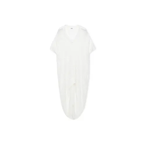 LOEWE Short-Sleeved Dresses Women's White