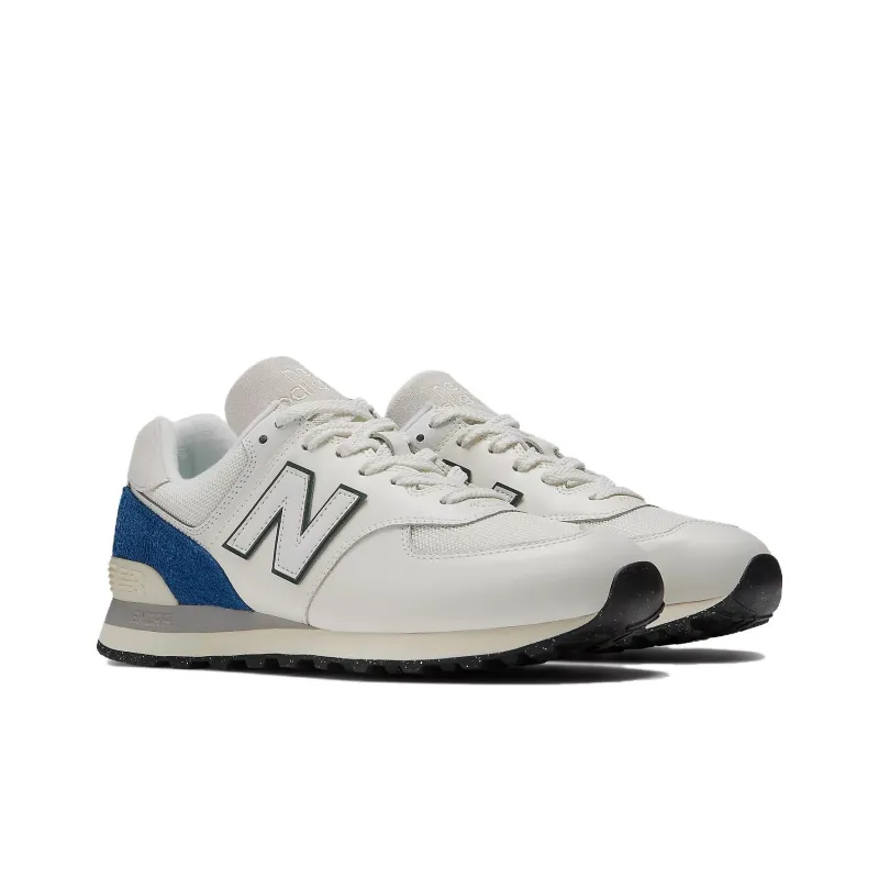 New Balance 574 White Royal Blue-2