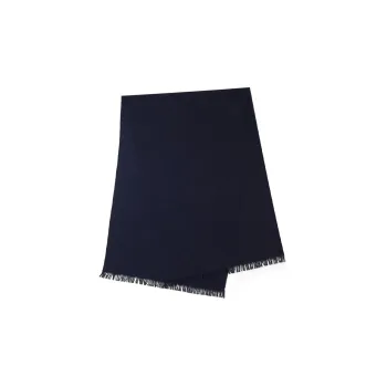 PRADA Fringe Detailed Scarf