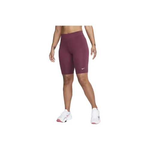 Nike Sportswear Essentials Series Sports Shorts Women's Deep Red