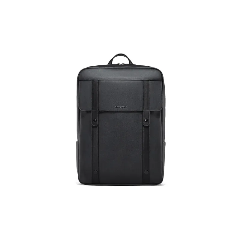 SAMSONITE Fabric Laptop Backpack Large Size Men's Black Gray Color-0