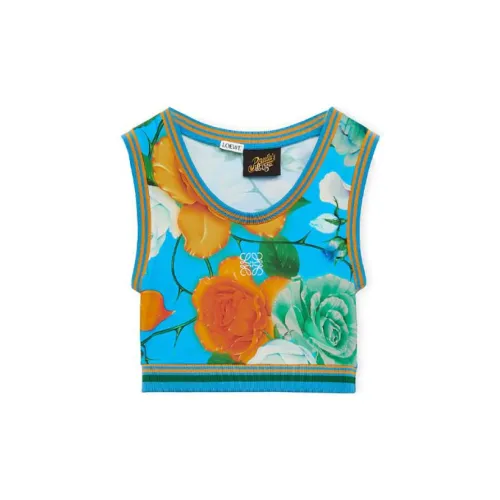 LOEWE Tank Tops Women's Blue