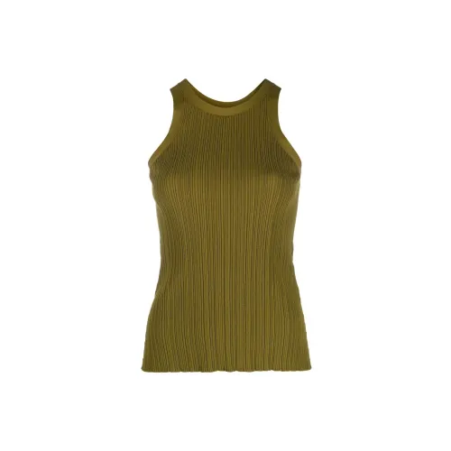 TOTEME Tank Tops Women's Olive Green