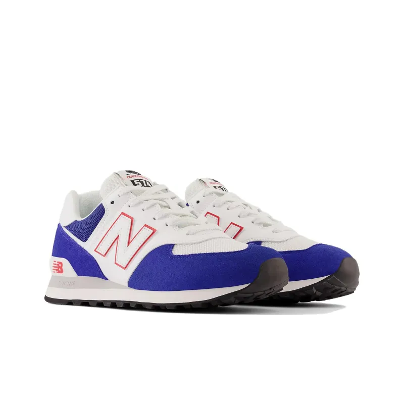 New Balance 574 Blue White Red-2