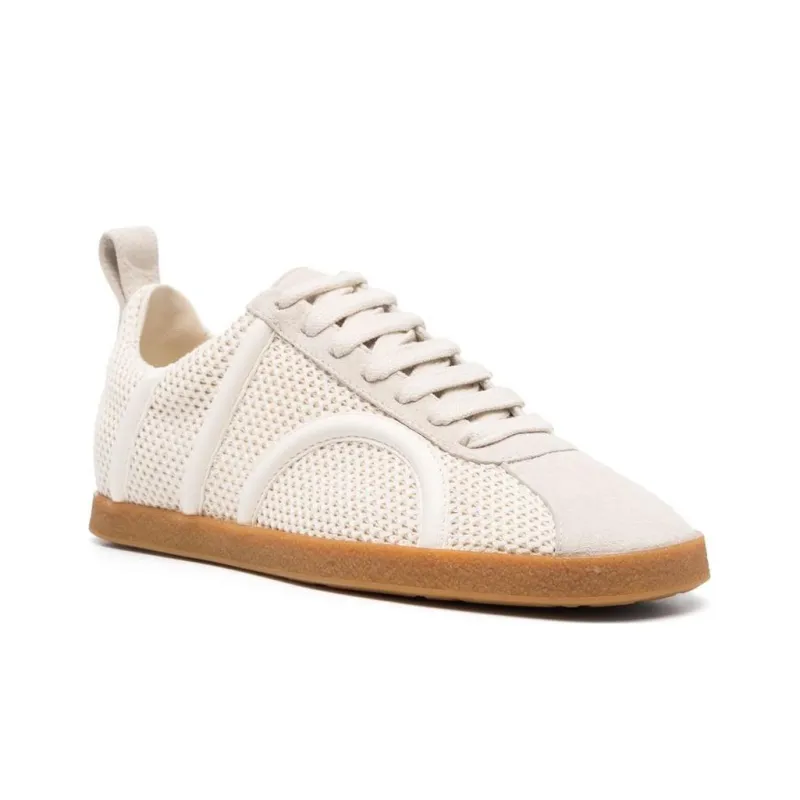 TOTEME Low Top Stylish Skateboarding Shoes Women's Ecru-2