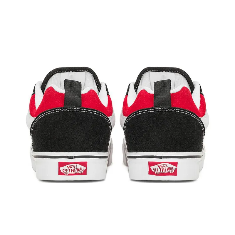 Vans Knu Skool Black Red-3