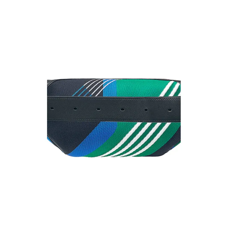 HERMES Cityslide Canvas Cow Leather Fanny Pack Men's Multicolor-2