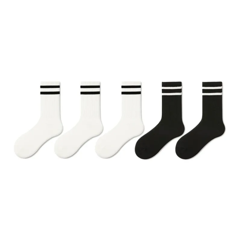 SHIWAJI Mid Calf Socks Unisex 5 Pack-8