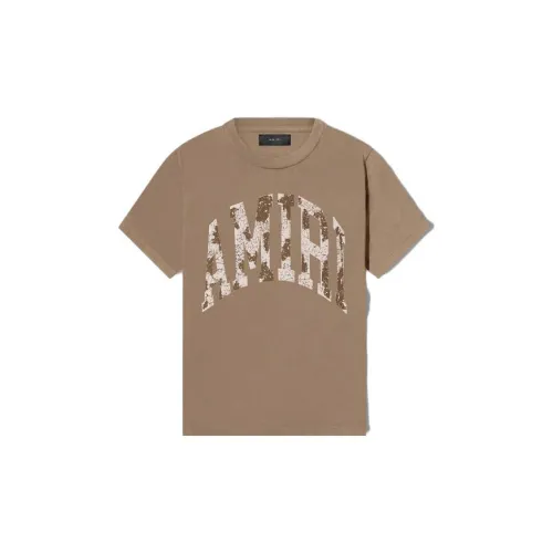 AMIRI T-Shirts Women's Brown