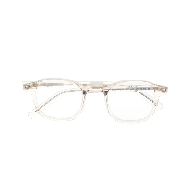 SAINT LAURENT Eyeglass Frames Men Light Beige-1