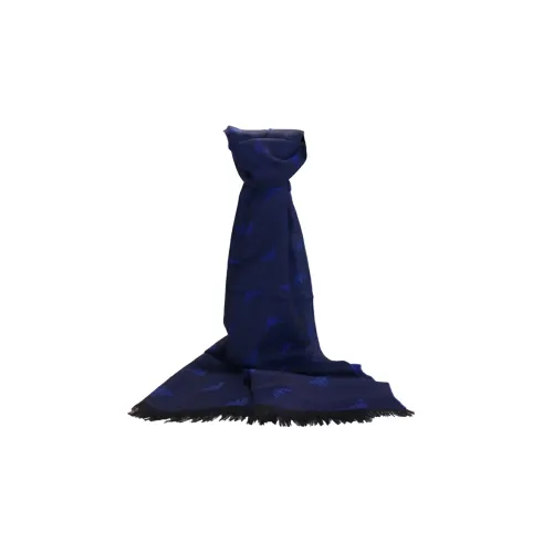 EMPORIO ARMANI Knit Scarves Unisex Blue