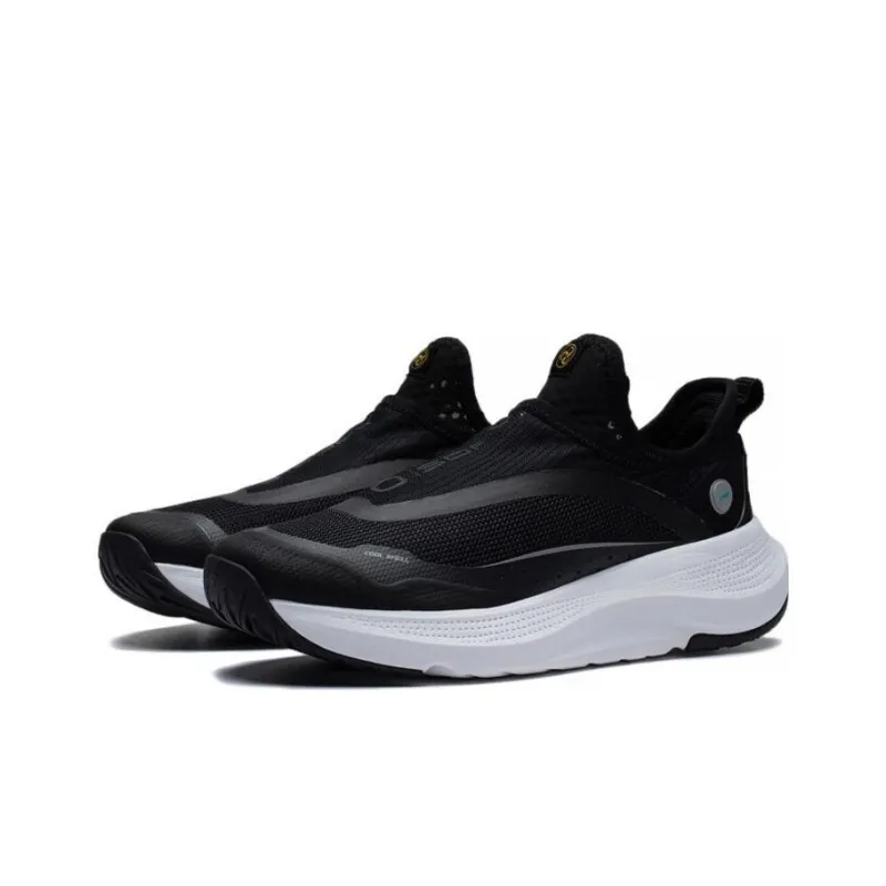 LiNing SOFT GO Go Reflective Anti Slip And Wear Resistant Breathable Low Top Casual Shoes Women's Black-2