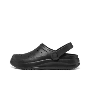 Skechers Foamies Abrasion Resistant Slip Resistant Wrap toe Slippers Women's Black