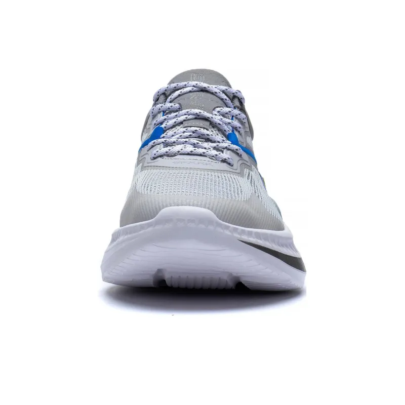 LiNing Spark Lite Anti Slip Wear Resistant Low Top Sports Casual Shoes Men's Gray Blue-4