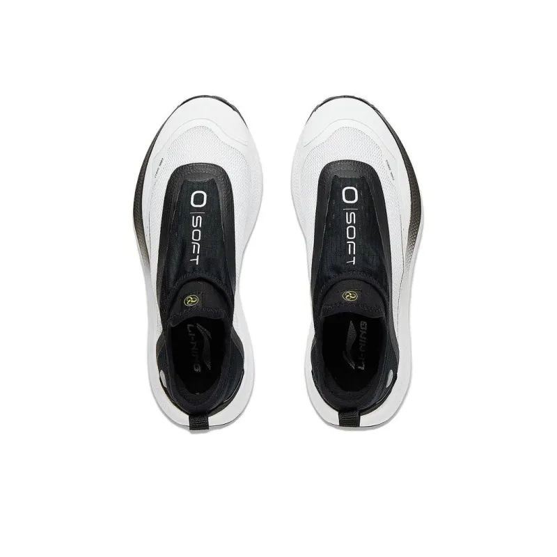LiNing Soft Go Anti Slip Wear Resistant Low Top Casual Shoes Women's White Black-3