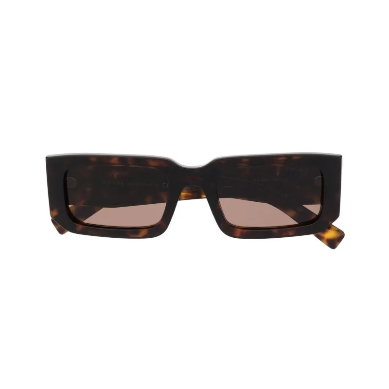 PRADA Square frame Tortoiseshell Sunglasses-1