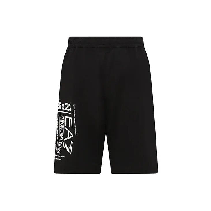 EMPORIO ARMANI EA7 Casual Shorts Men Black-1