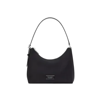 Kate Spade Sam Fabric With Cow Leather Shoulder Bag, Handbag, Shoulder Bag Women's Black