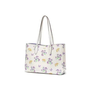 NUCELLE PVC Tote Bag Armhole Bag Shoulder Bag Regular Women's Summer Flowers