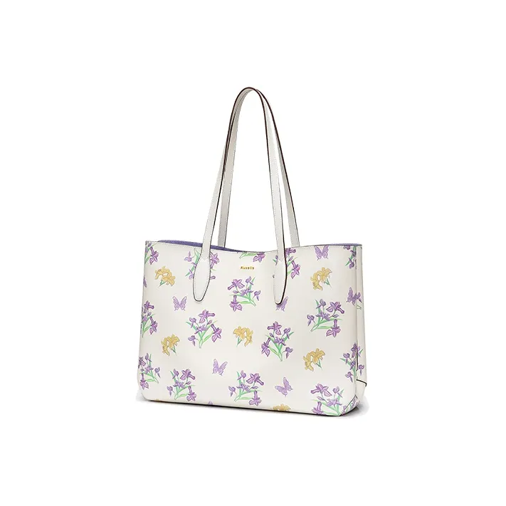 NUCELLE PVC Tote Bag Armhole Bag Shoulder Bag Regular Women's Summer Flowers-0
