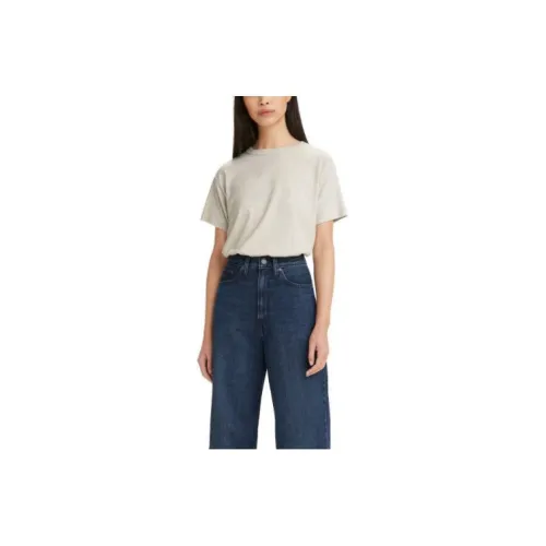 Levis/Levi's SS23 WellThread Series T-Shirts Women's Gray