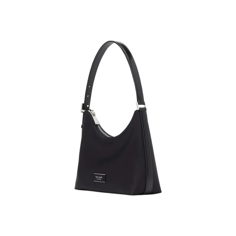 Kate Spade Sam Fabric With Cow Leather Shoulder Bag, Handbag, Shoulder Bag Women's Black-1