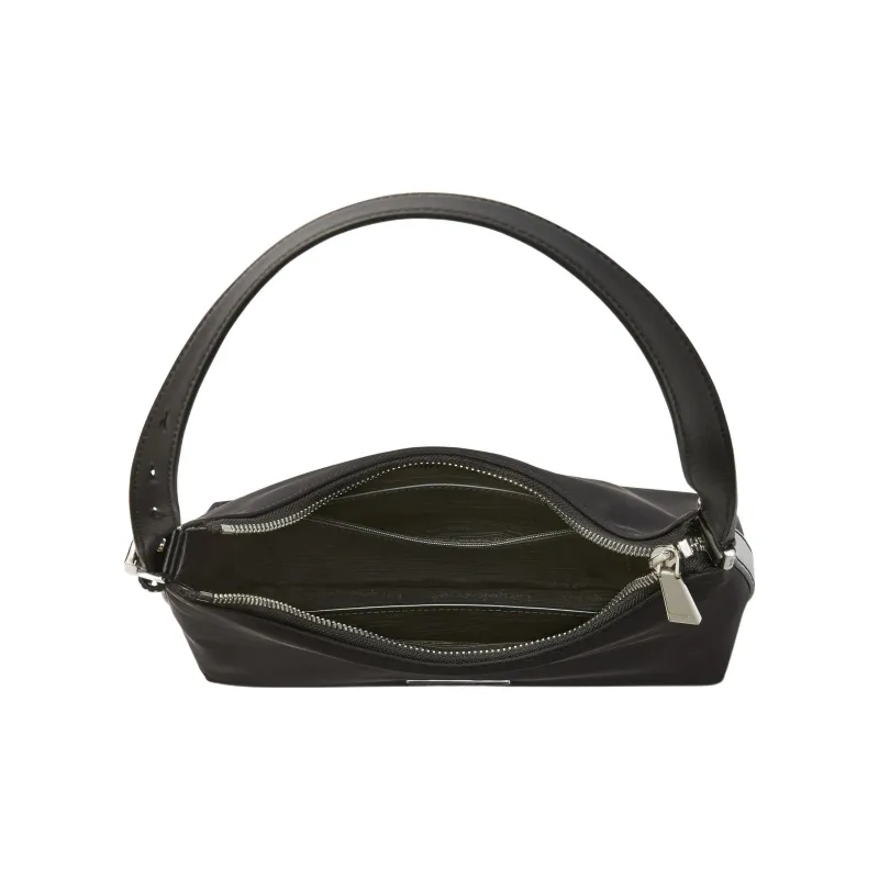 Kate Spade Sam Fabric With Cow Leather Shoulder Bag, Handbag, Shoulder Bag Women's Black-3