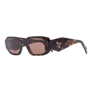 PRADA Tortoiseshell Square frame Sunglasses