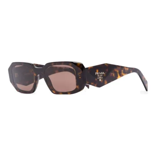 PRADA Tortoiseshell Square frame Sunglasses