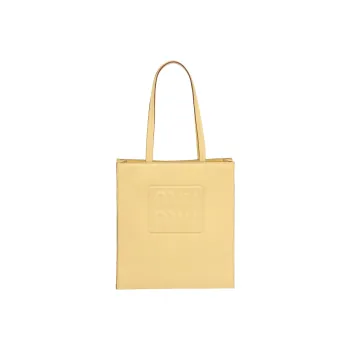 MIU MIU Leather Tote Bag, Shopping Bag, Handbag Women's Lemon