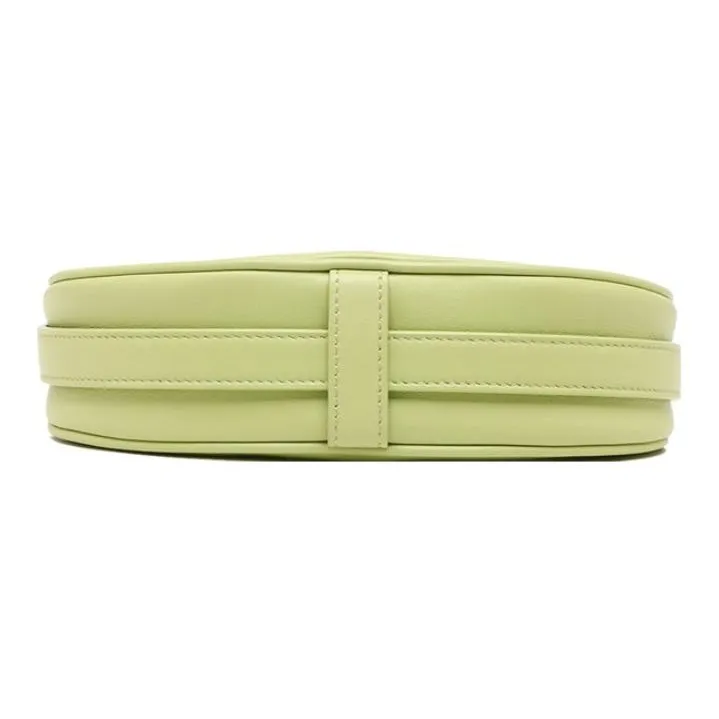 CELINE AVA Smooth Cow Leather Shoulder Bag, Handbag, Shoulder Bag Women's Avocado Green-6