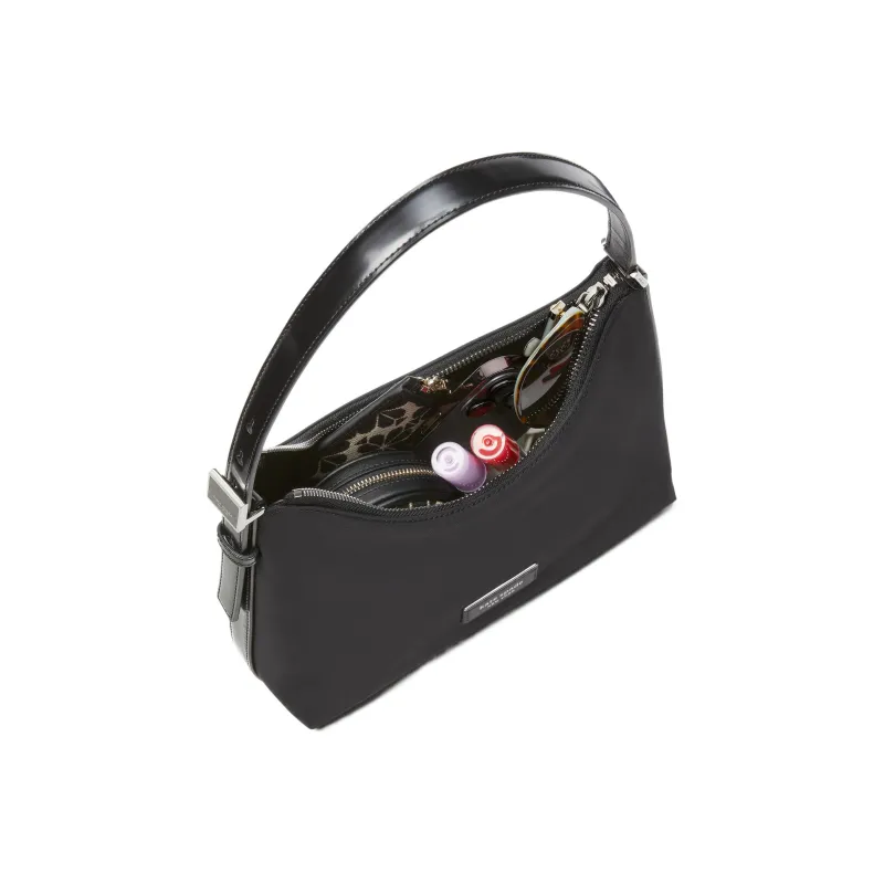 Kate Spade Sam Fabric With Cow Leather Shoulder Bag, Handbag, Shoulder Bag Women's Black-4