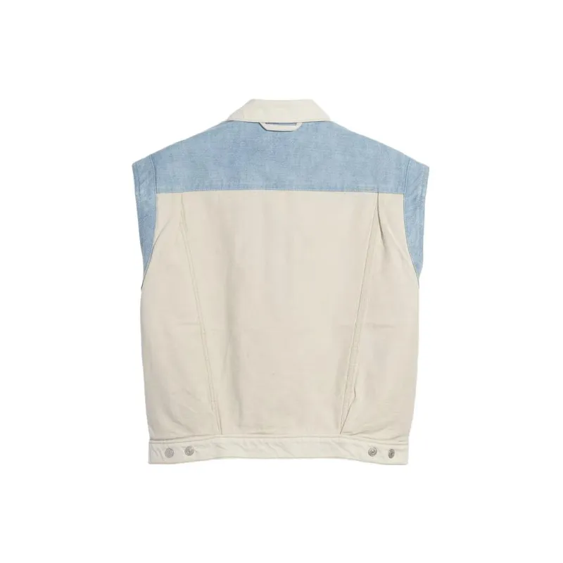 Levis Levis/Levi's SS23 WellThread Series Vests Women's Ecru-3