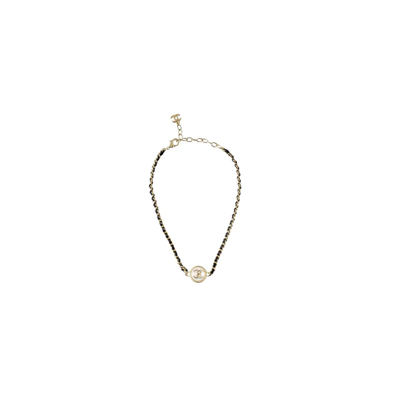 CHANEL Round Cc Logo Chocker-2