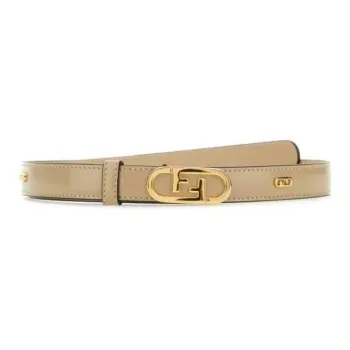 FENDI Leather Belts Women's Yellow