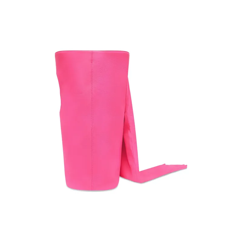 Balenciaga Glove Smooth Cow Leather Tote Bag Shopping Bag Handbag Large Size Women's Pink-2