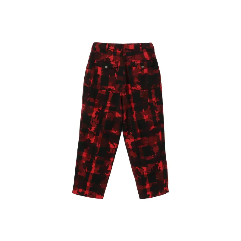 Beams Casual Pants Men Red-1