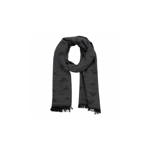 EMPORIO ARMANI Knit Scarves Unisex Black